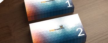 Business Card Mockup Template Free PSD