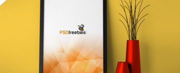 Flyer Poster Frame Mockup Free PSD