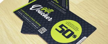 Gift Voucher Coupon Card PSD Freebie