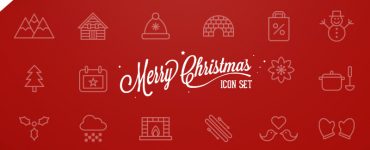 Merry Christmas Icons Free PSD