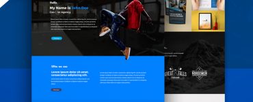 Personal Portfolio Website Theme Free PSD