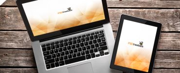 MacBook Pro and iPad Mockup Template Free PSD