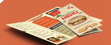 Retro Restaurant Food Menu Brochure Free PSD