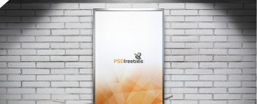 Subway Advertising Billboard Mockup Free PSD