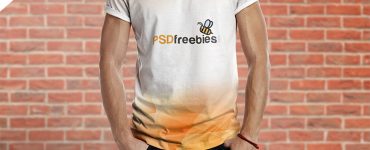 Men T-Shirt Mockup Free PSD