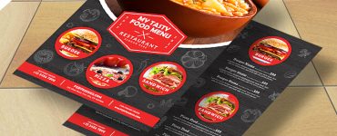 Restaurant Food Menu Flyer Free PSD