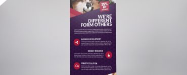 Multipurpose Corporate Roll-Up Banner Free PSD
