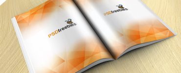 Brochure Magazine Mockup Free PSD