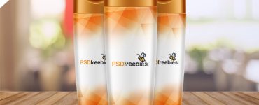 Shampoo Bottle Mockup Free PSD