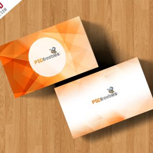 Simple Business Card Mockup Free PSD