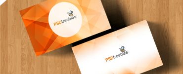 Simple Business Card Mockup Free PSD