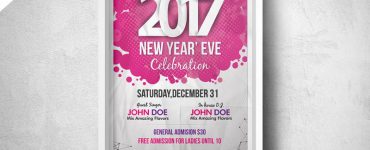 New Year Eve Party Flyer PSD