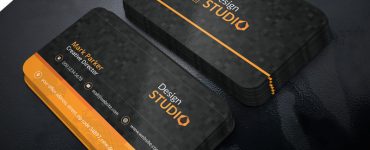 Creative Studio Business Card PSD Template