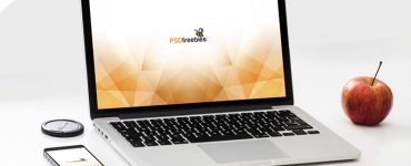 MacBook Pro and phone Mockup Template PSD