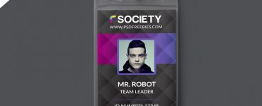 Corporate Office ID Card PSD Template