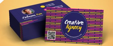 Creative Agency Business Card Template PSD