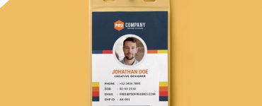 Creative Office Identity Card Template PSD