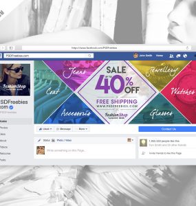 Facebook Cover photo for Fashion Sale PSD