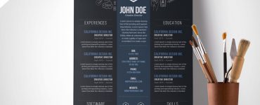 Free Creative Designer Resume Template PSD