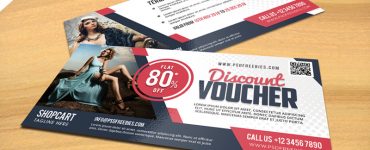 Discount Voucher PSD Template Freebie