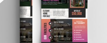 Real Estate Flyer Template PSD