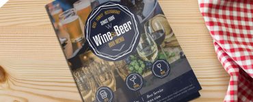 Beer and Wine Menu Bi-Fold Brochure Template PSD