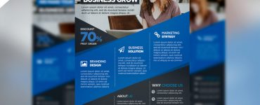 Digital Agency Advertising Flyer PSD Template