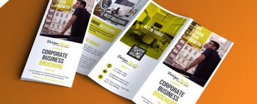 Professional Trifold Brochure PSD Template