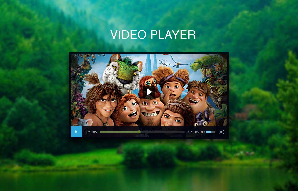 Download Black Video Player Ui Free Psd Download Psd