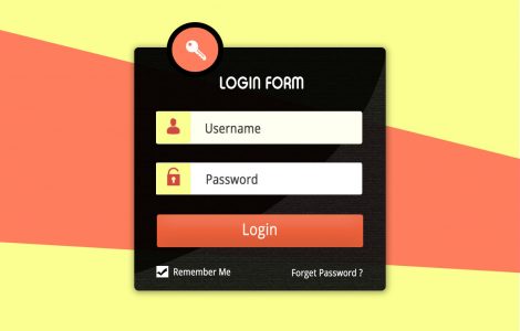 User Account Login Form UI Kit Free PSD – Download PSD