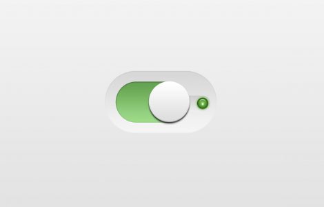 Green Switch toggle button Free PSD – Download PSD