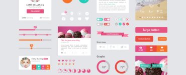 Flat User Interface Free PSD