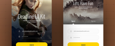 Huge Mobile UI Kit Elements Free PSD