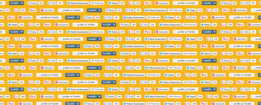 Social Share Buttons With Counter Free PSD