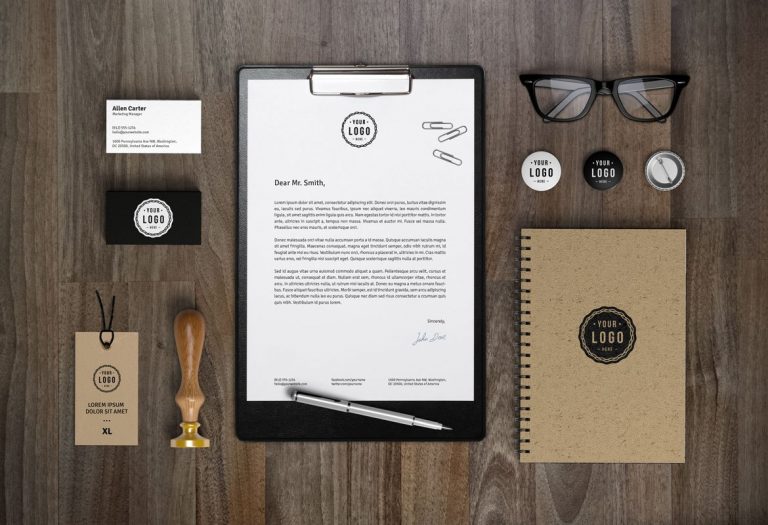 Download Branding Identity MockUp Free PSD - Download PSD