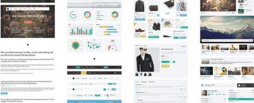 Web User Interface UI Kit Free PSD