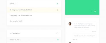 Minimal Clean UI Kit Free PSD