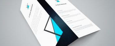Tri Fold Brochure Mockup Template Free PSD