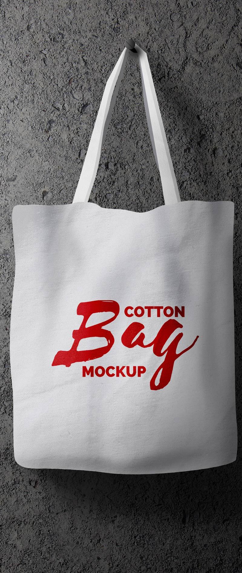 Hanging Cotton Bag Mockup Free PSD – Download PSD