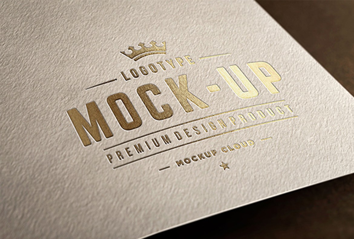 Premium PSD  Textured business card paper mock-up