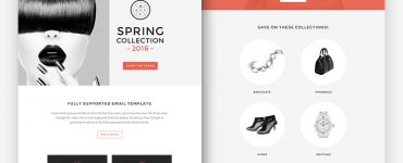 Fashion Accessories Newsletter Template Free PSD