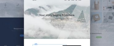 Creative Designer Website Landing Page Template Free PSD