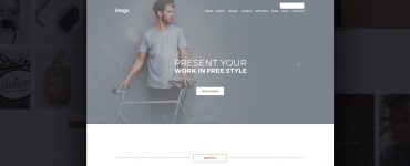 Creative Agency Portfolio Template Design PSD