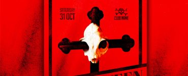 Halloween Red Flyer Template Free PSD