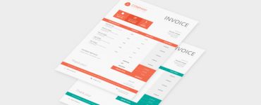 Company Invoice Template Free PSD
