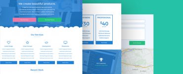 Web Design Agency Template PSD