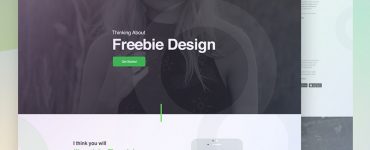 Mobile App Landing page Template PSD