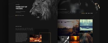 Creative Studio Website Template PSD