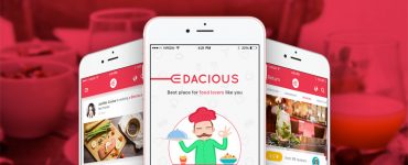 Restaurant Search App Free PSD