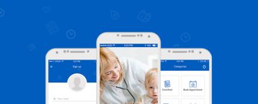 Healthcare Medical Mobile App Free PSD